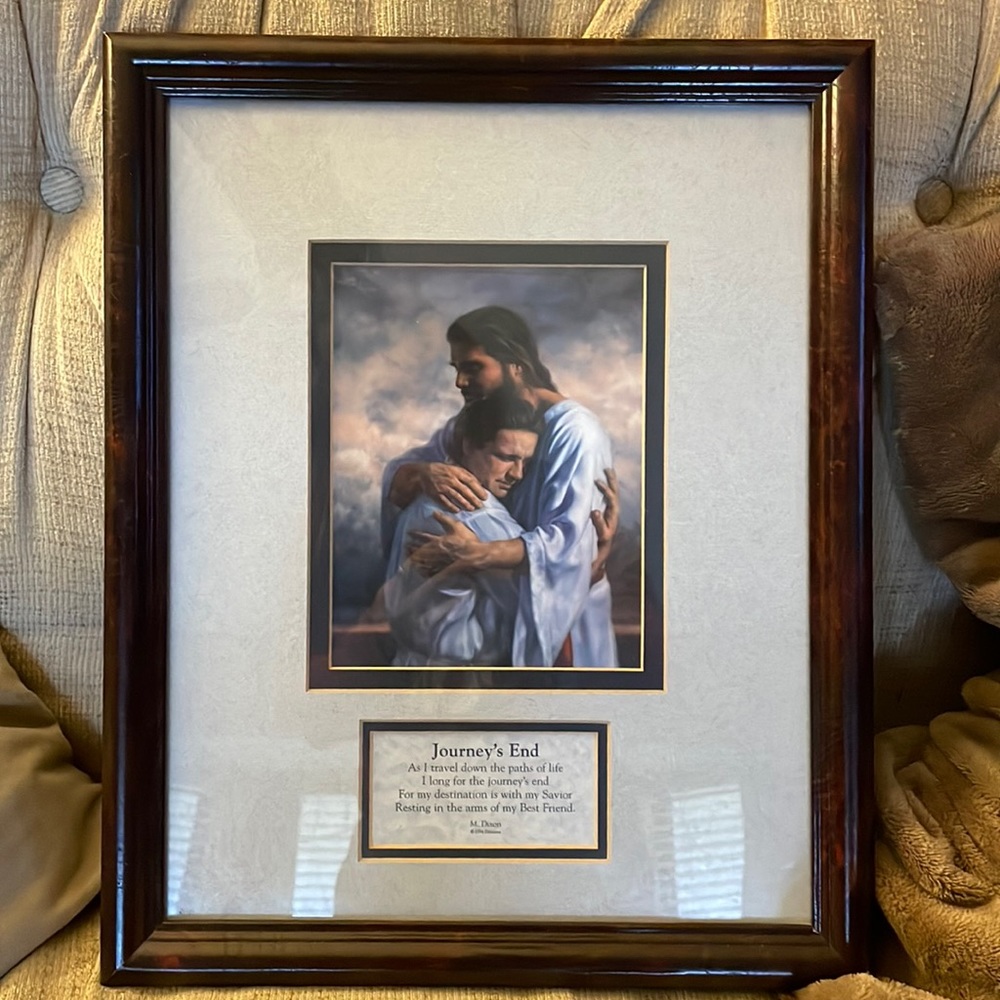 Journey’s End Hanging Picture. Jesus, Heaven